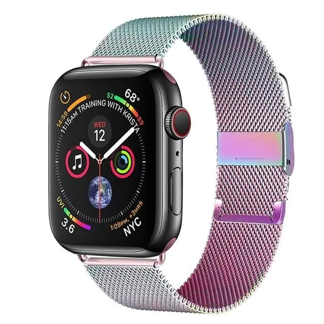 Milanese Loop Band for Apple Series 7 6 5 High-Quality Steel Bracelet