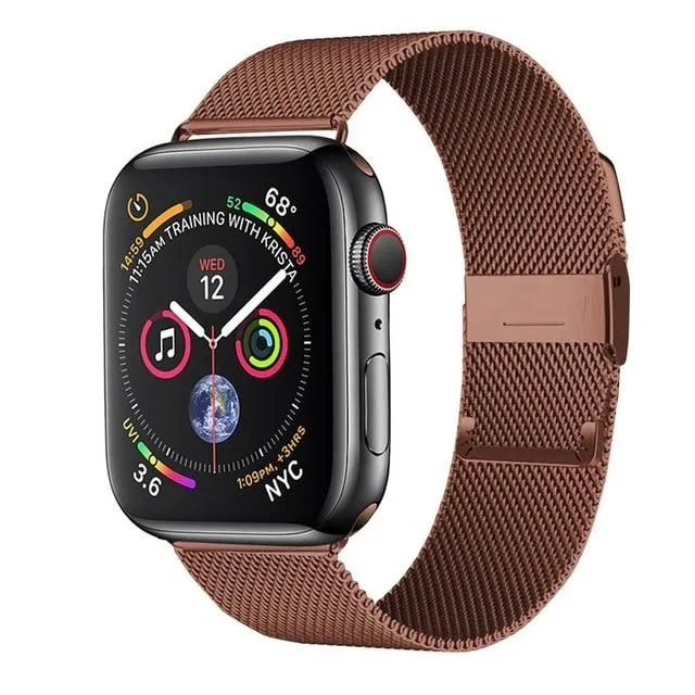 Milanese Loop Band for Apple Series 7 6 5 High-Quality Steel Bracelet