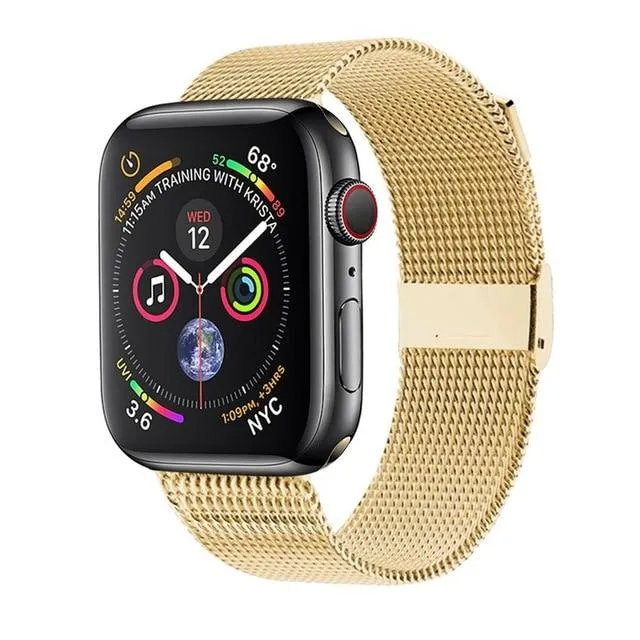 Milanese Loop Band for Apple Series 7 6 5 High-Quality Steel Bracelet