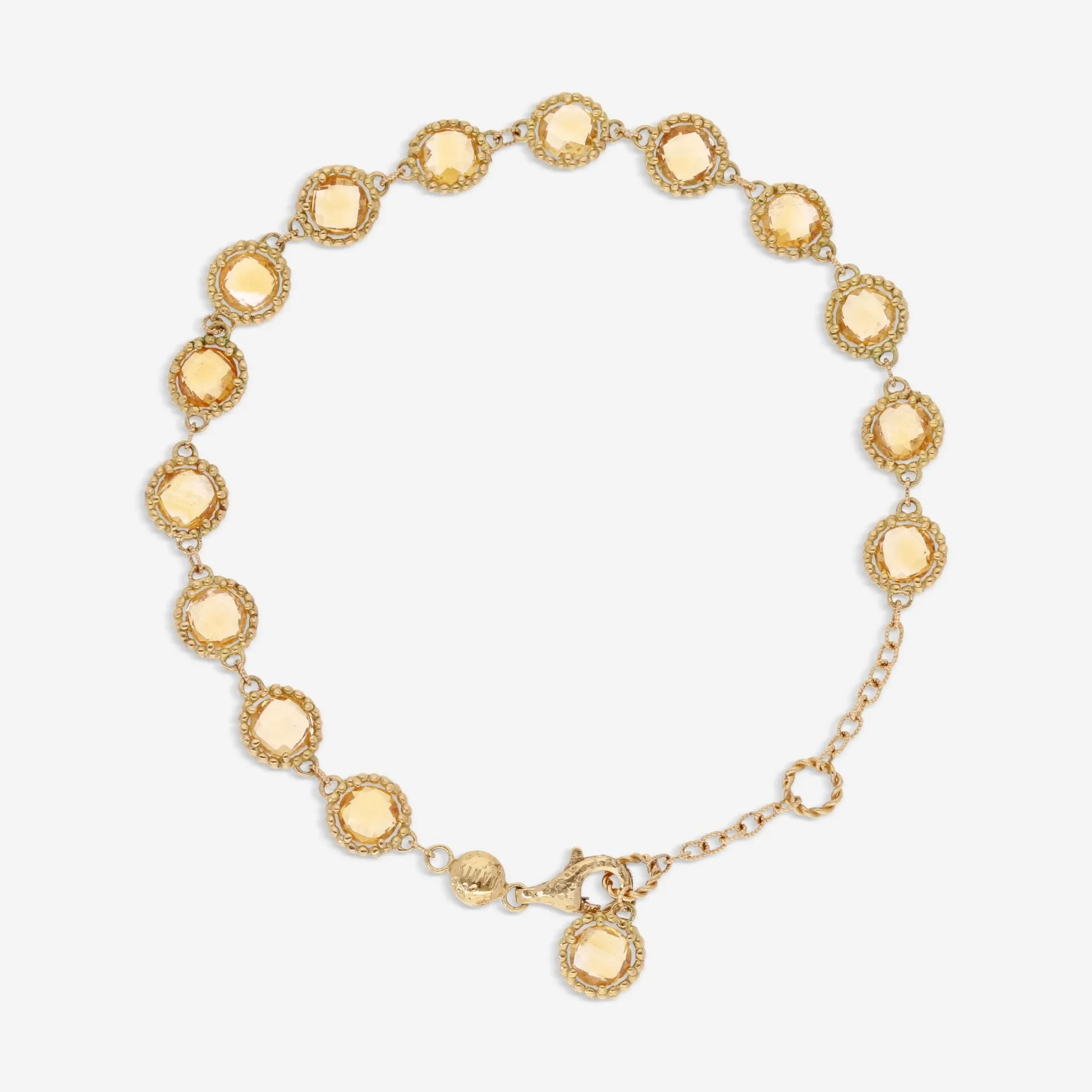 Nanis 18K Yellow Gold Citrine Bracelet BN17-560