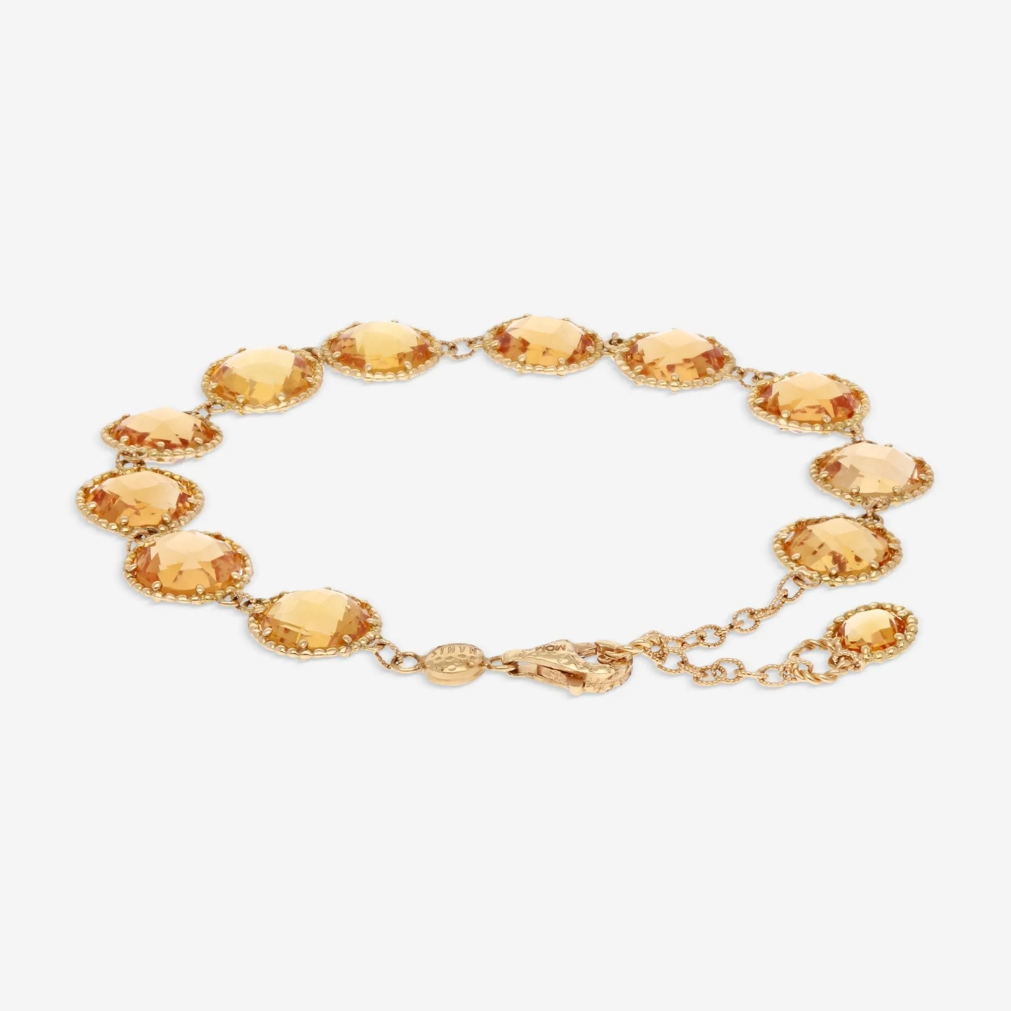 Nanis 18K Yellow Gold Citrine Bracelet BN19-560