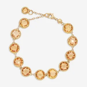 Nanis 18K Yellow Gold Citrine Bracelet BN19-560