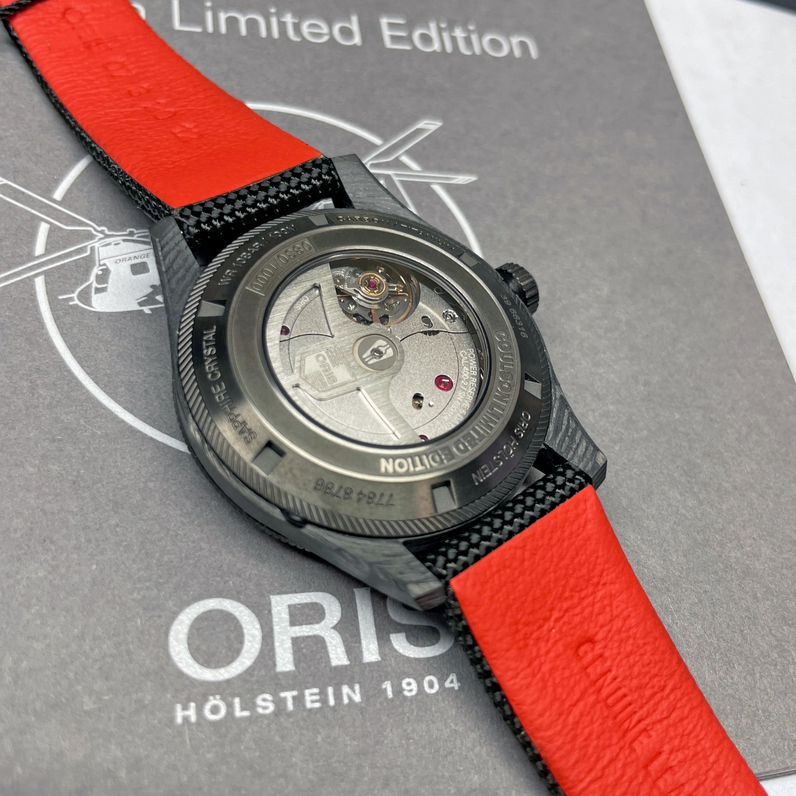 Oris PROPilot Coulson Limited Edition Gradient Orange Red Watch 41mm