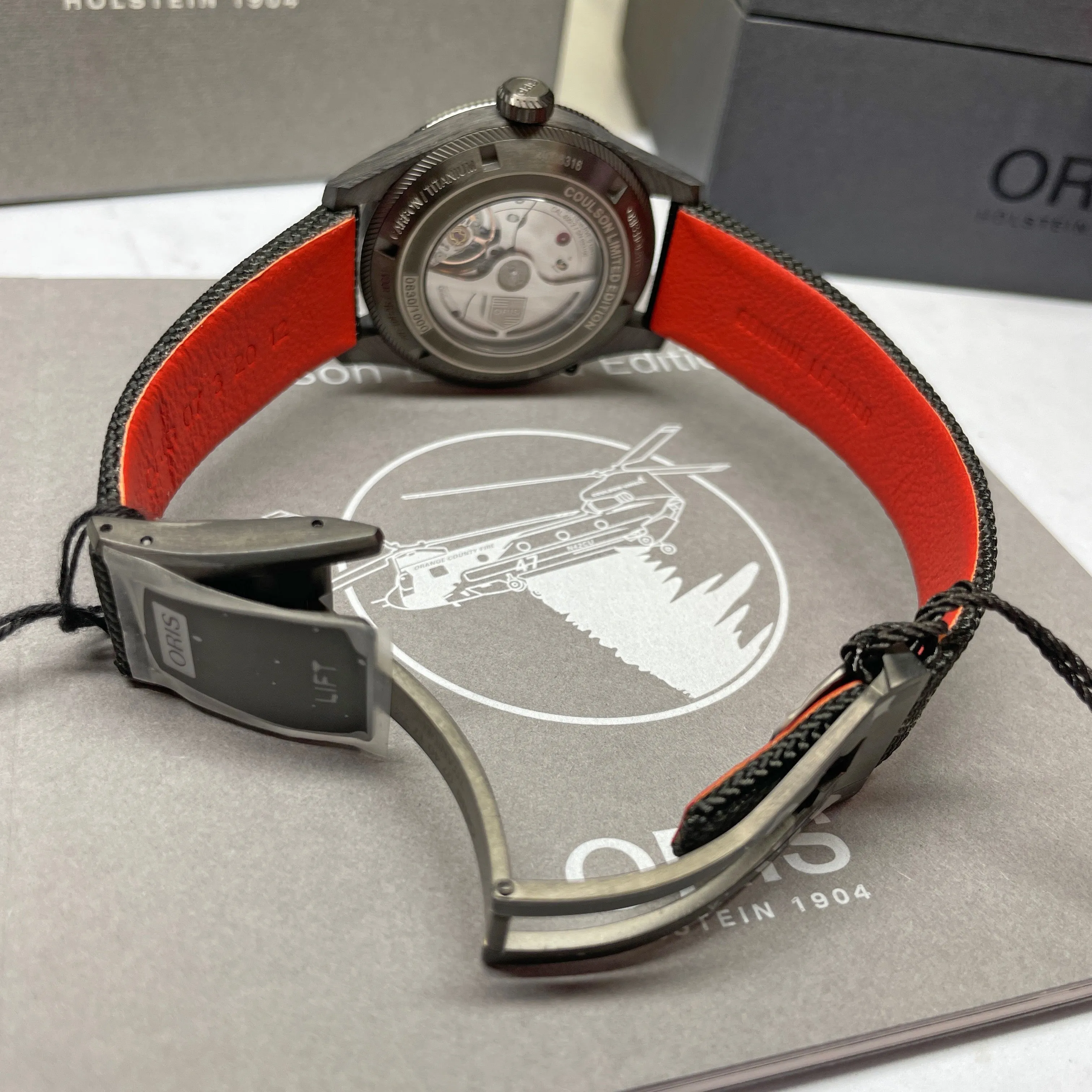 Oris PROPilot Coulson Limited Edition Gradient Orange Red Watch 41mm