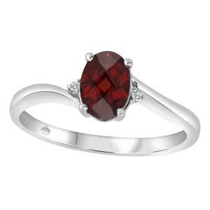 Oval Garnet Ring