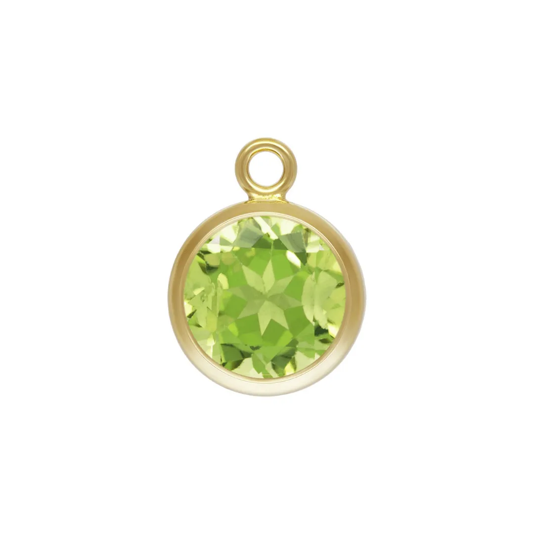 Peridot Gold-Filled Charm