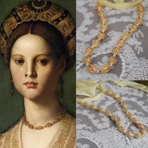 SALE! Renaissance Filgree and Pearl Necklace