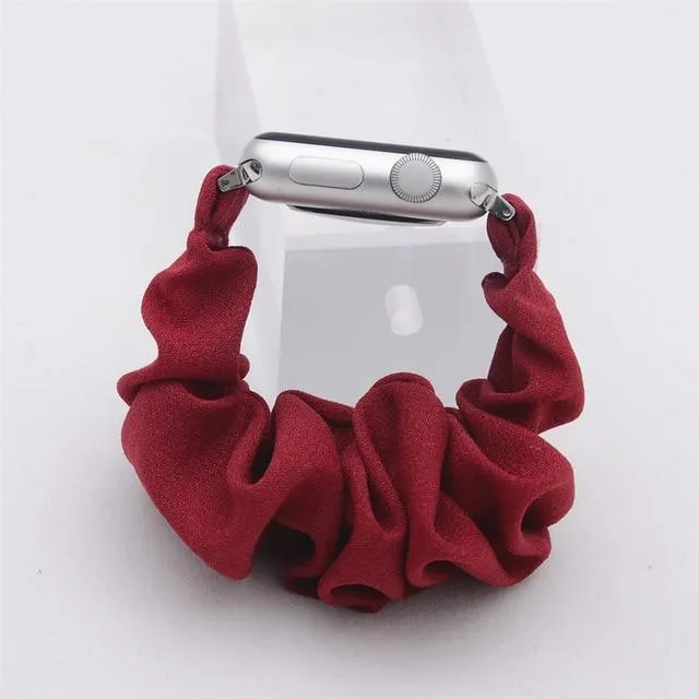 Scrunchie Elastic Strap Series 7 6 5 4 Nylon Loop Wristband Bracelet