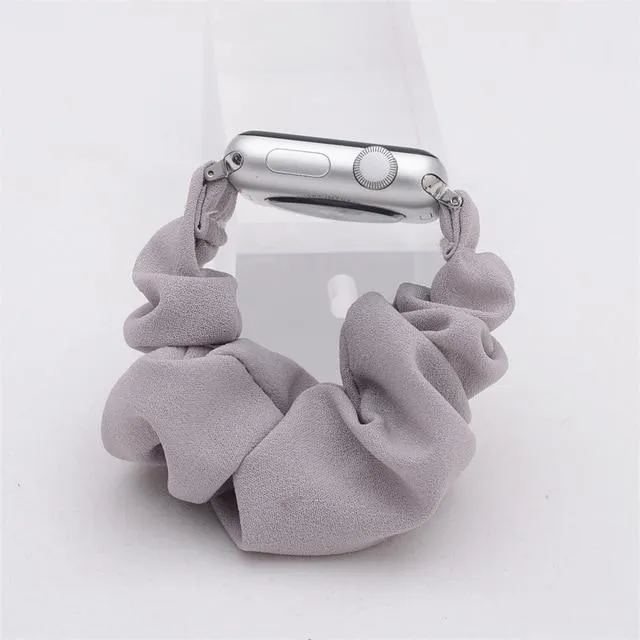 Scrunchie Elastic Strap Series 7 6 5 4 Nylon Loop Wristband Bracelet