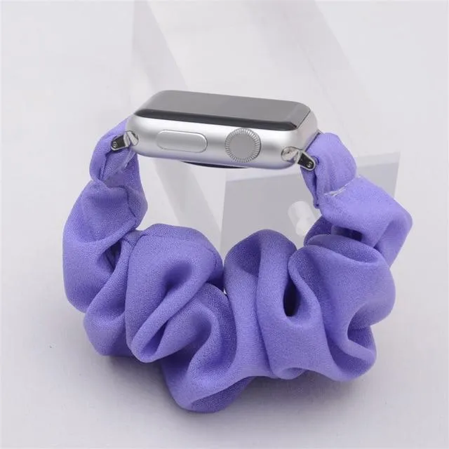 Scrunchie Elastic Strap Series 7 6 5 4 Nylon Loop Wristband Bracelet