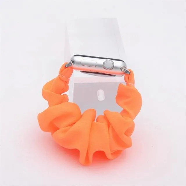 Scrunchie Elastic Strap Series 7 6 5 4 Nylon Loop Wristband Bracelet