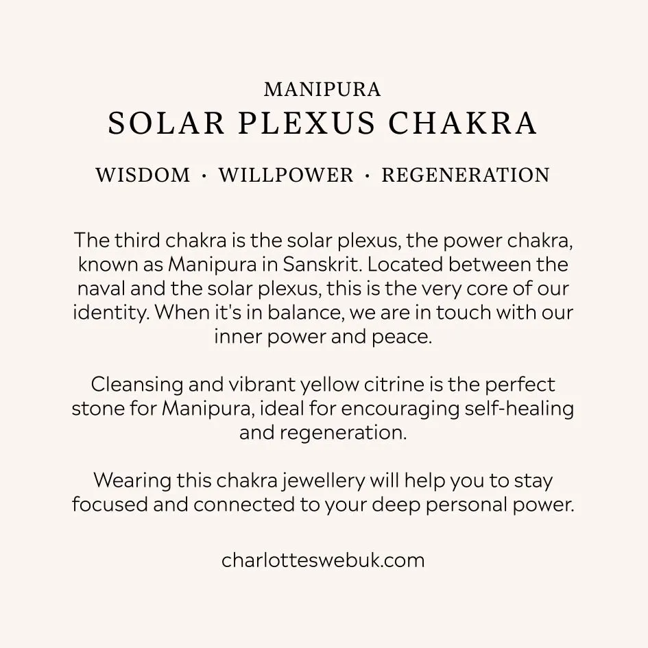 Solar Plexus Chakra Bracelet