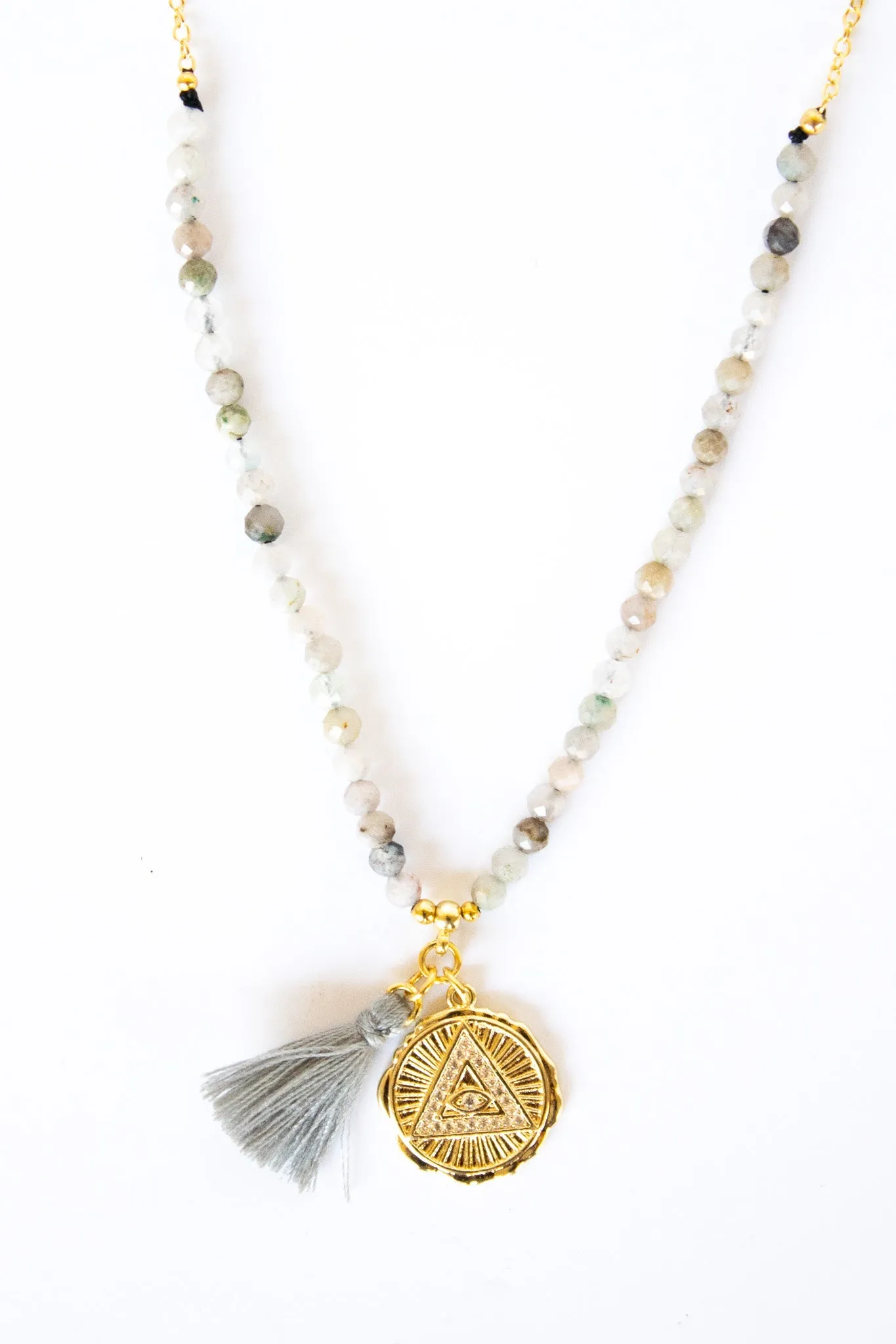 Spirits & Stones Pyramid Necklace