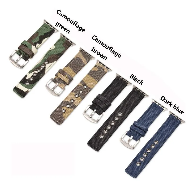 Sport Nylon strap for Apple Watch Series 7 6 5 iWatch band 38/40/41mm 42/44/45mm Watchband Bracelet