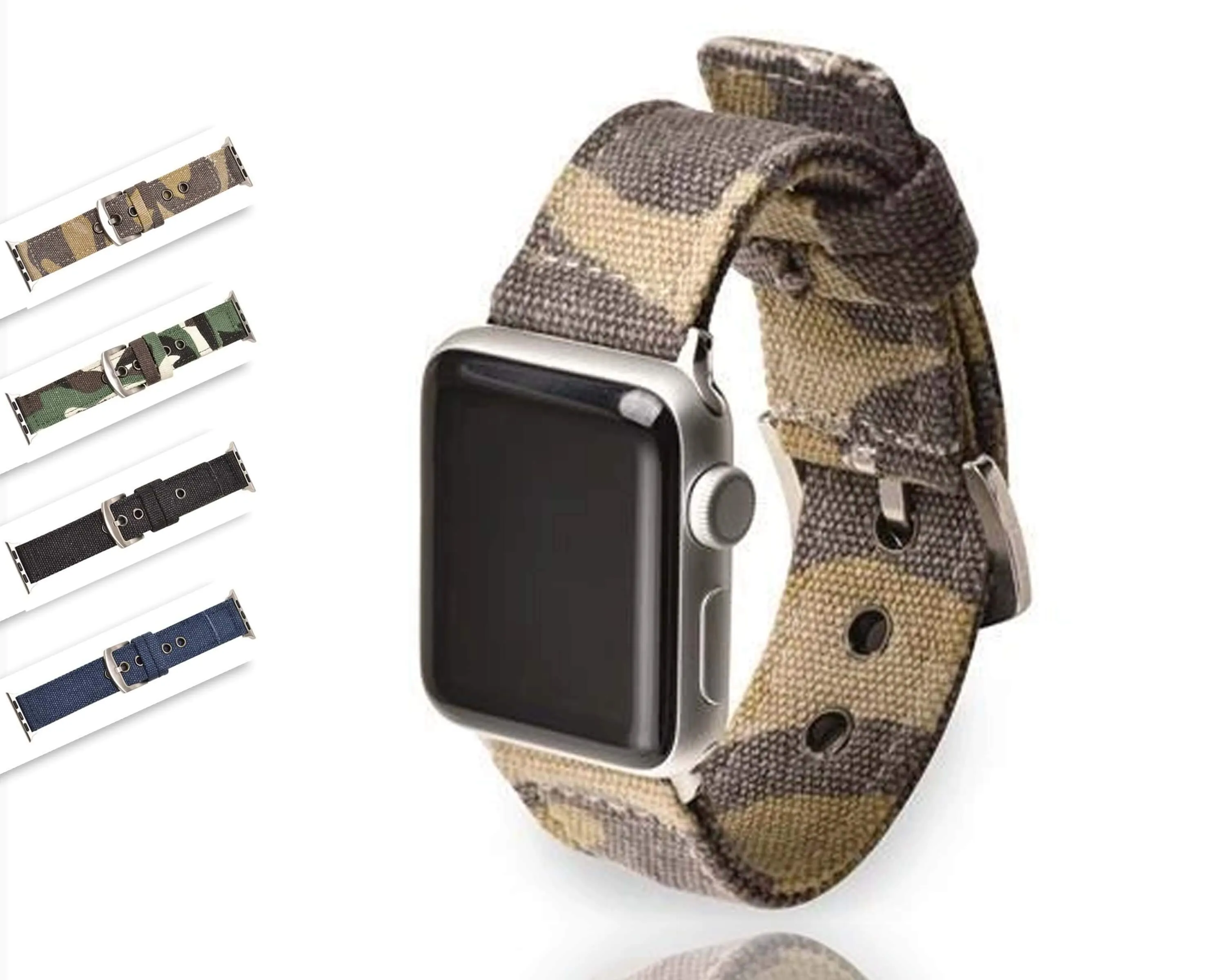 Sport Nylon strap for Apple Watch Series 7 6 5 iWatch band 38/40/41mm 42/44/45mm Watchband Bracelet