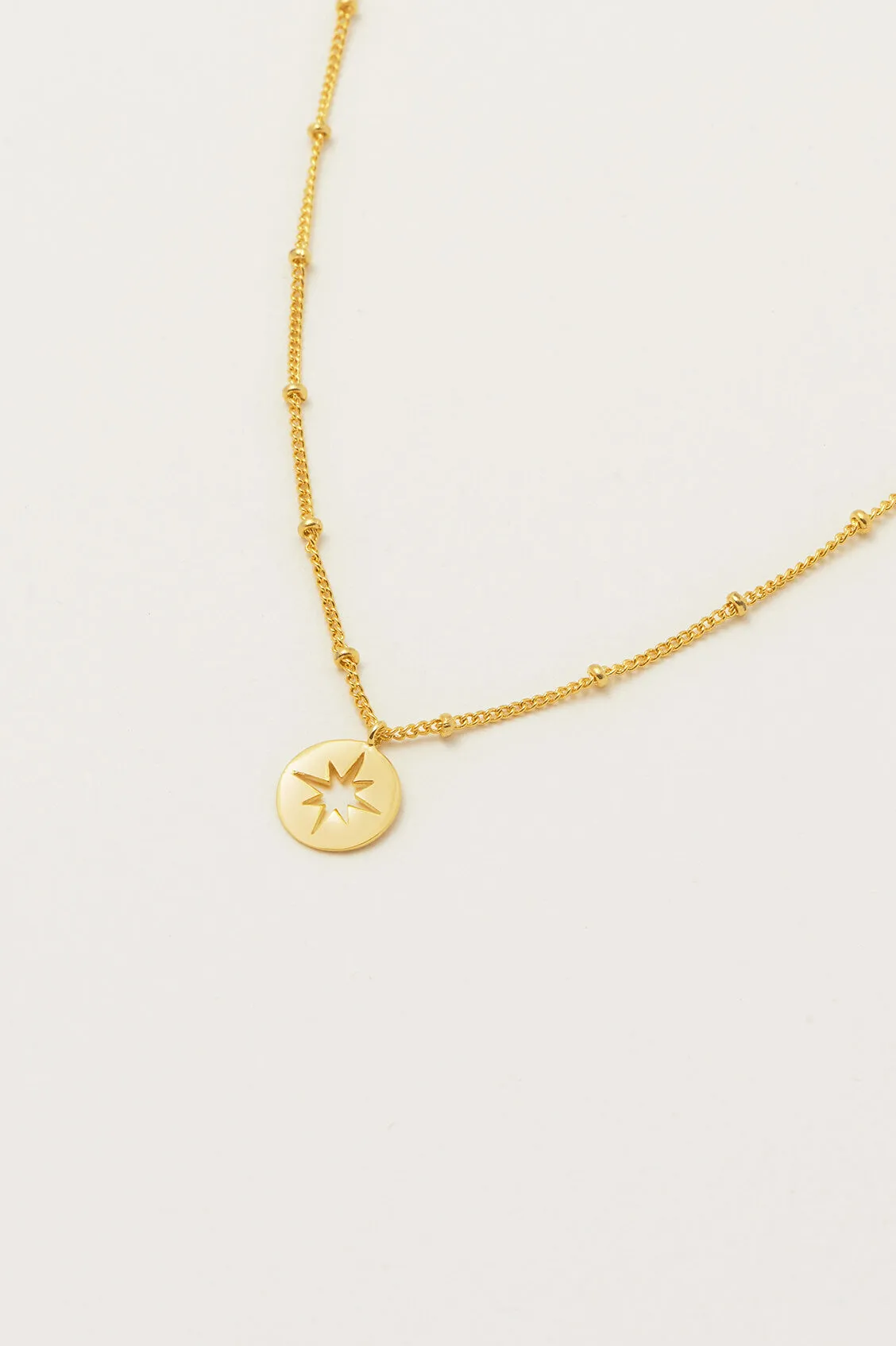 Starburst Disc Necklace