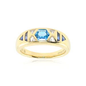 The Goddess 18K Gemstone Gypsy Ring